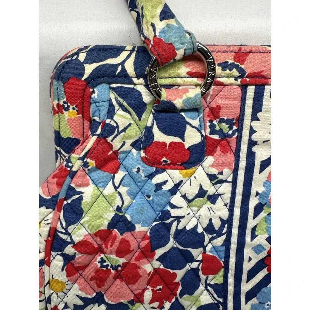 Vera Bradley Summer Cottage-Frame Bag-Large Purse‎ Handbag, Floral